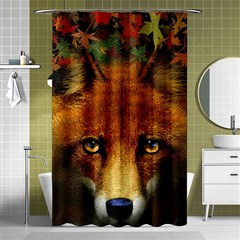 Fox Shower Curtain 48  X 72  (small) 