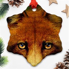 Fox Ornament (snowflake)