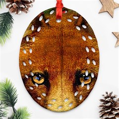 Fox Ornament (oval Filigree) by Simbadda