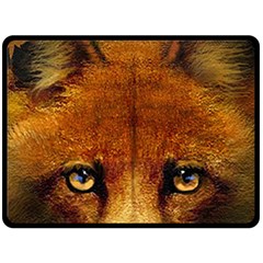 Fox Double Sided Fleece Blanket (large) 