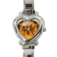 Maps Egypt Heart Italian Charm Watch by Simbadda