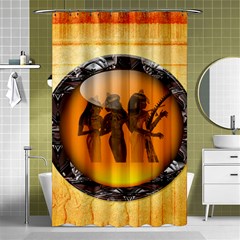 Maps Egypt Shower Curtain 48  X 72  (small)  by Simbadda