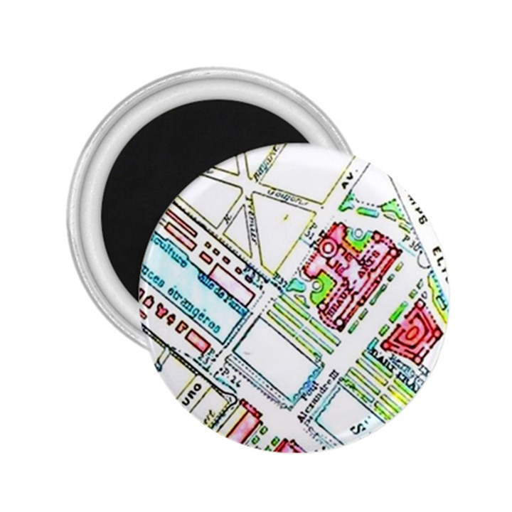 Paris Map 2.25  Magnets