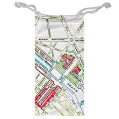 Paris Map Jewelry Bag by Simbadda