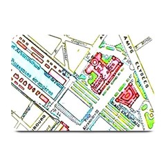 Paris Map Plate Mats