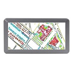 Paris Map Memory Card Reader (mini) by Simbadda