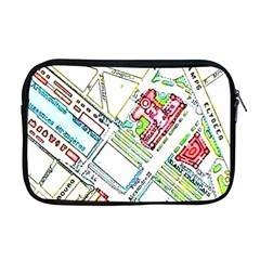 Paris Map Apple Macbook Pro 17  Zipper Case