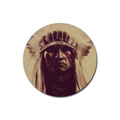 Indian Rubber Coaster (round)  by Simbadda