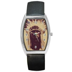 Indian Barrel Style Metal Watch by Simbadda