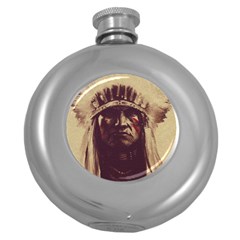 Indian Round Hip Flask (5 Oz) by Simbadda