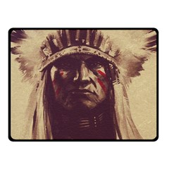 Indian Double Sided Fleece Blanket (small) 