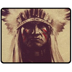 Indian Double Sided Fleece Blanket (medium) 