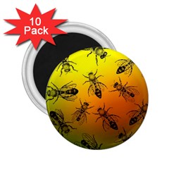 Insect Pattern 2 25  Magnets (10 Pack)  by Simbadda