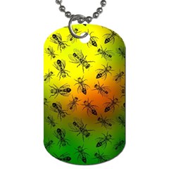 Insect Pattern Dog Tag (one Side) by Simbadda