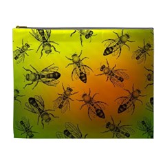 Insect Pattern Cosmetic Bag (xl) by Simbadda