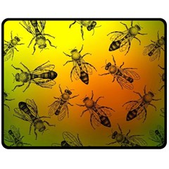 Insect Pattern Fleece Blanket (medium) 