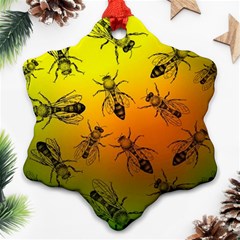 Insect Pattern Ornament (snowflake) by Simbadda