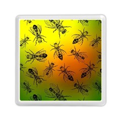 Insect Pattern Memory Card Reader (square)  by Simbadda