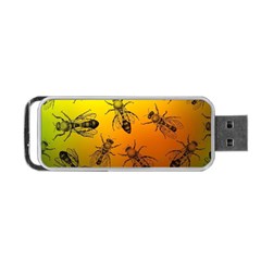 Insect Pattern Portable Usb Flash (one Side)