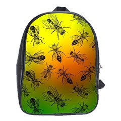 Insect Pattern School Bags (xl) 