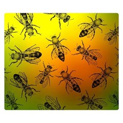 Insect Pattern Double Sided Flano Blanket (small)  by Simbadda