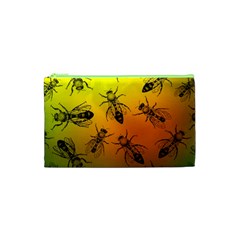 Insect Pattern Cosmetic Bag (xs)