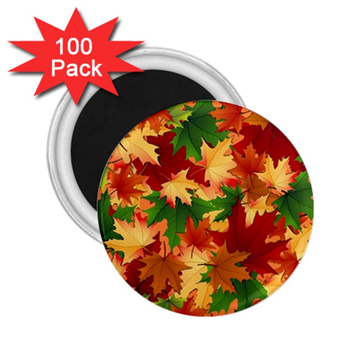 Autumn Leaves 2.25  Magnets (100 pack) 