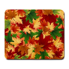 Autumn Leaves Large Mousepads by Simbadda