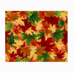 Autumn Leaves Small Glasses Cloth by Simbadda