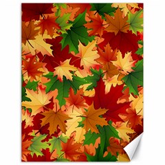 Autumn Leaves Canvas 18  X 24   by Simbadda