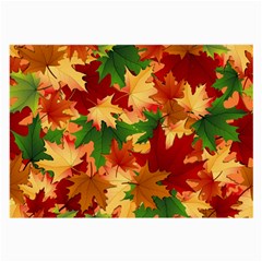 Autumn Leaves Large Glasses Cloth by Simbadda