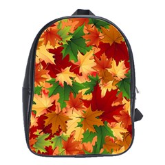 Autumn Leaves School Bags(large)  by Simbadda