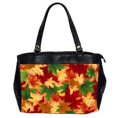 Autumn Leaves Office Handbags (2 Sides)  by Simbadda