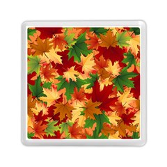 Autumn Leaves Memory Card Reader (square)  by Simbadda