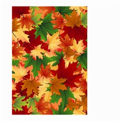 Autumn Leaves Small Garden Flag (two Sides)