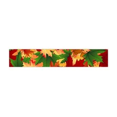 Autumn Leaves Flano Scarf (mini) by Simbadda