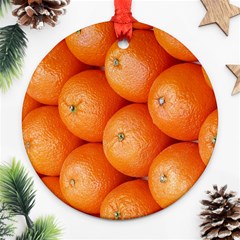 Orange Fruit Ornament (round) by Simbadda