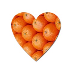 Orange Fruit Heart Magnet