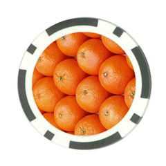 Orange Fruit Poker Chip Card Guard (10 Pack) by Simbadda