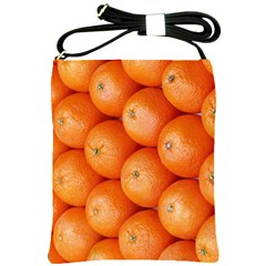 Orange Fruit Shoulder Sling Bags by Simbadda