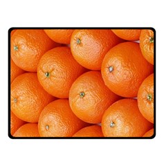 Orange Fruit Double Sided Fleece Blanket (small) 