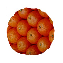 Orange Fruit Standard 15  Premium Flano Round Cushions