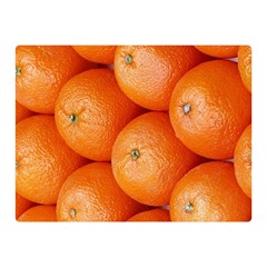 Orange Fruit Double Sided Flano Blanket (mini)  by Simbadda