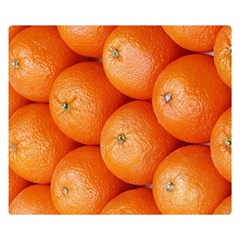 Orange Fruit Double Sided Flano Blanket (small) 