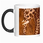 Elephant Aztec Wood Tekture Morph Mugs Left