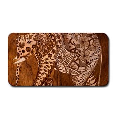 Elephant Aztec Wood Tekture Medium Bar Mats by Simbadda