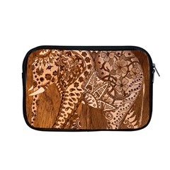 Elephant Aztec Wood Tekture Apple Macbook Pro 13  Zipper Case by Simbadda