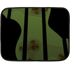 Fractal Prison Fleece Blanket (mini) by Simbadda