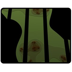 Fractal Prison Fleece Blanket (medium)  by Simbadda