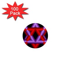 Star Of David 1  Mini Magnets (100 Pack)  by Simbadda